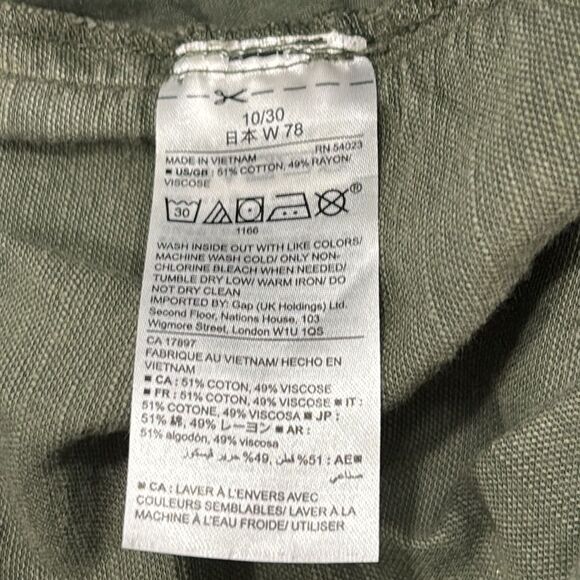 Gap | Casual Olive Green Women’s Summer Shorts - Picture 12 of 15